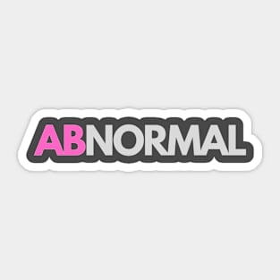 AB Normal Sticker